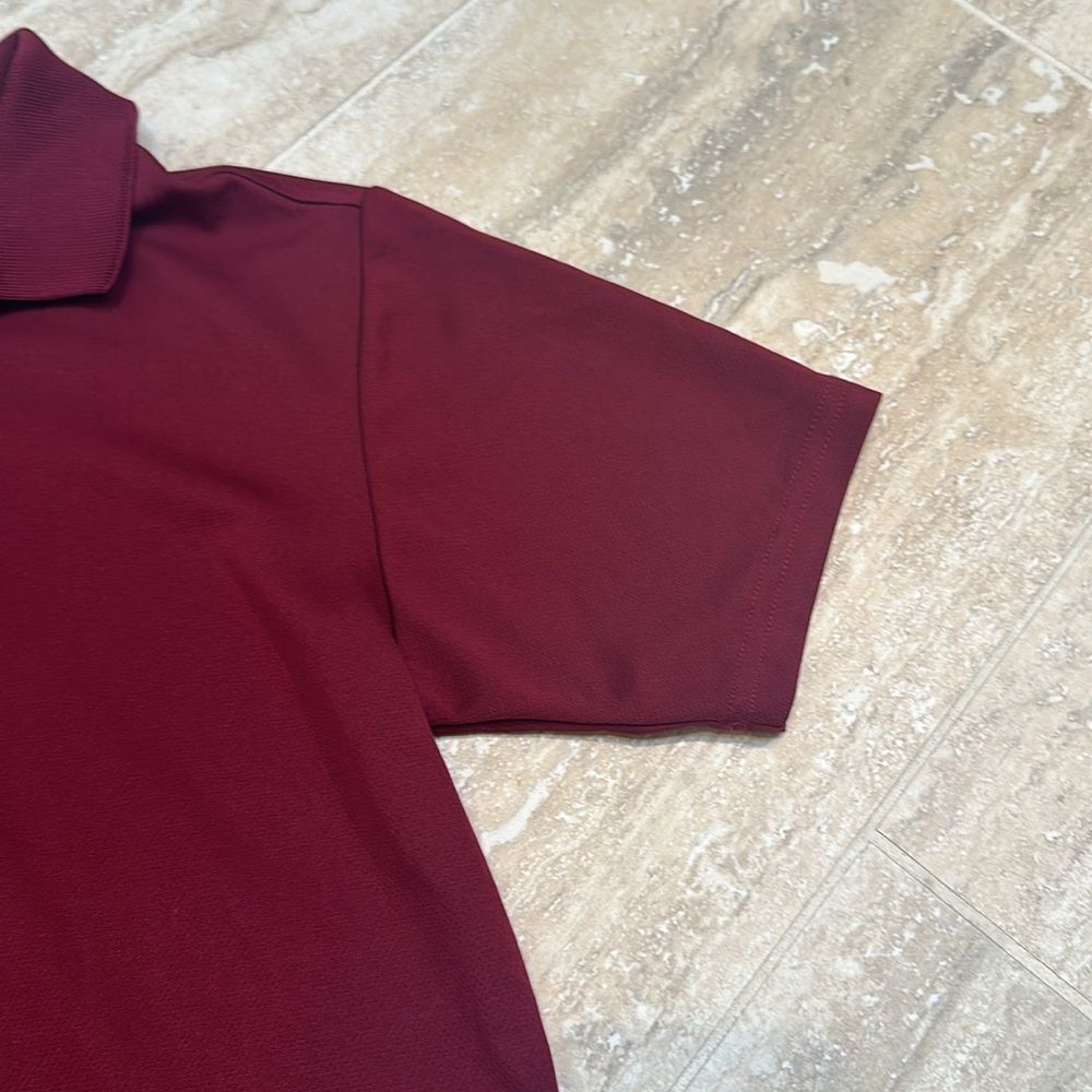 CHAPS boys maroon collared short sleeve shirt – 14/16 - Picture 3 of 6